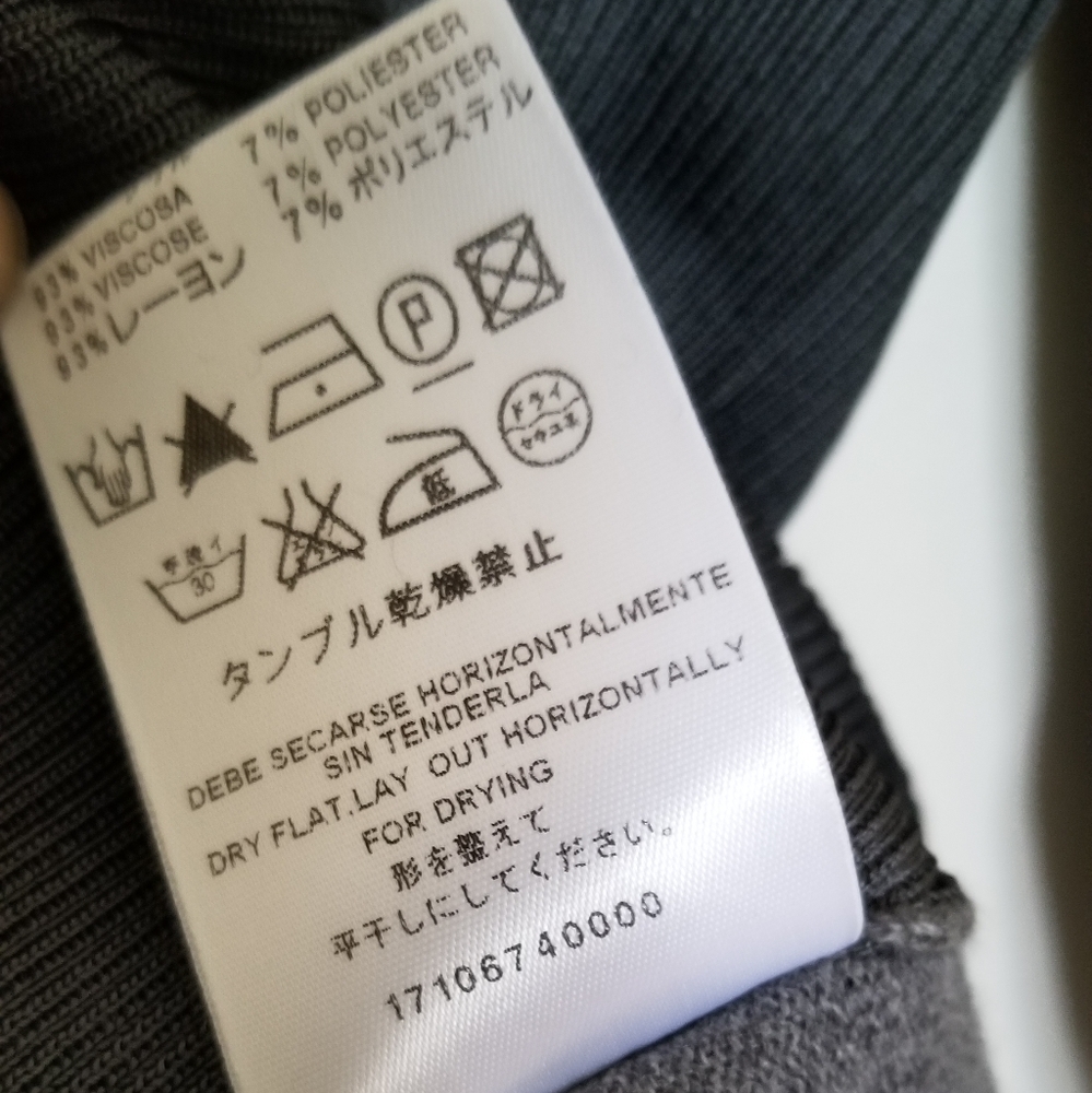 Loewe Gray Swaeter V Neck Pullover Cashmere - Picture 6 of 7